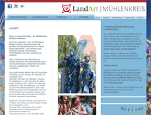 Tablet Screenshot of landart-muehlenkreis.de